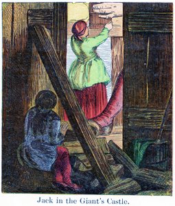 巨人の城のジャック、1867年（クロモリト） 作： Harrison William Weir